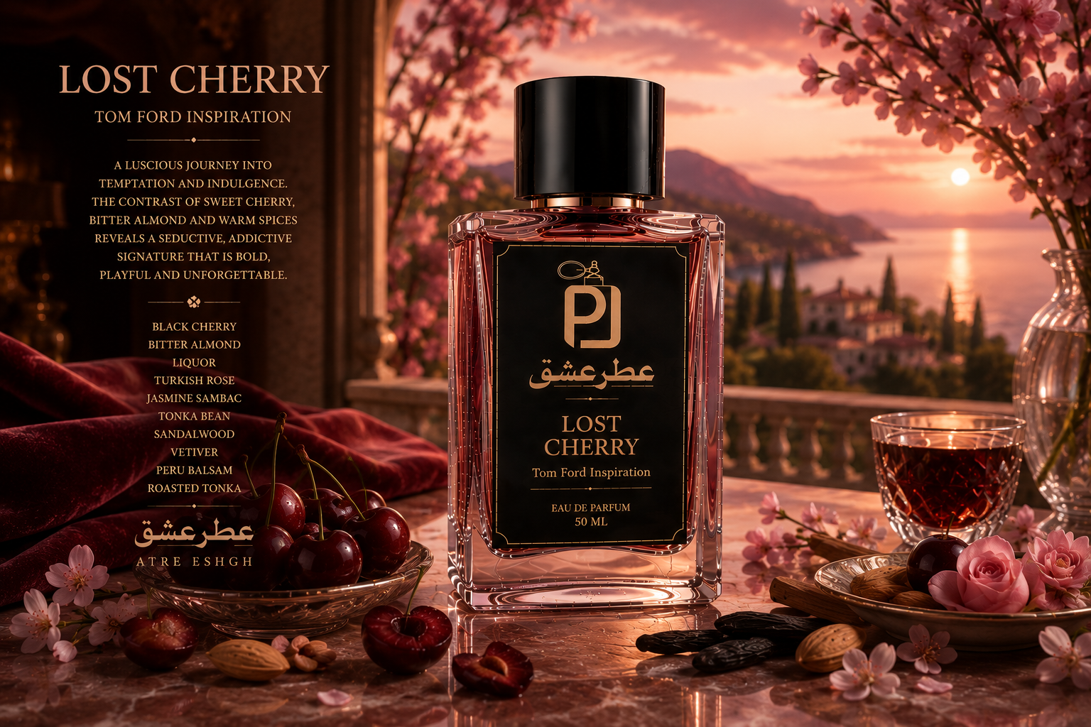 عطر یونیسکس تام فورد لاستچری Tom Ford Lost Cherry Perfume اکسترا پرفیوم (بالاترین غلظت)