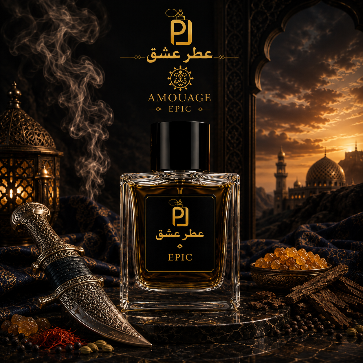 عطر مردانه آمواج اپیک Amouage Epic Man اکسترااپرفیوم (بالا ترین غلظت)