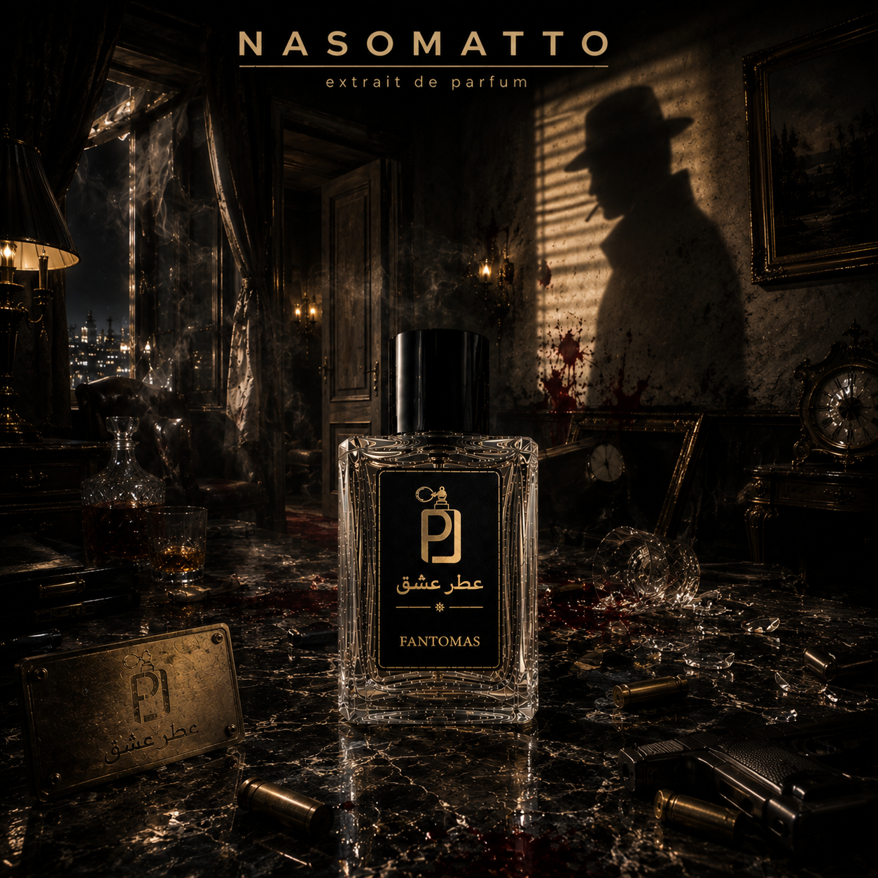 عطر یونیسکس فانتوماس ناسوماتو Nasomatto Fantomas اکستراپرفیوم (بالاترین غلظت)