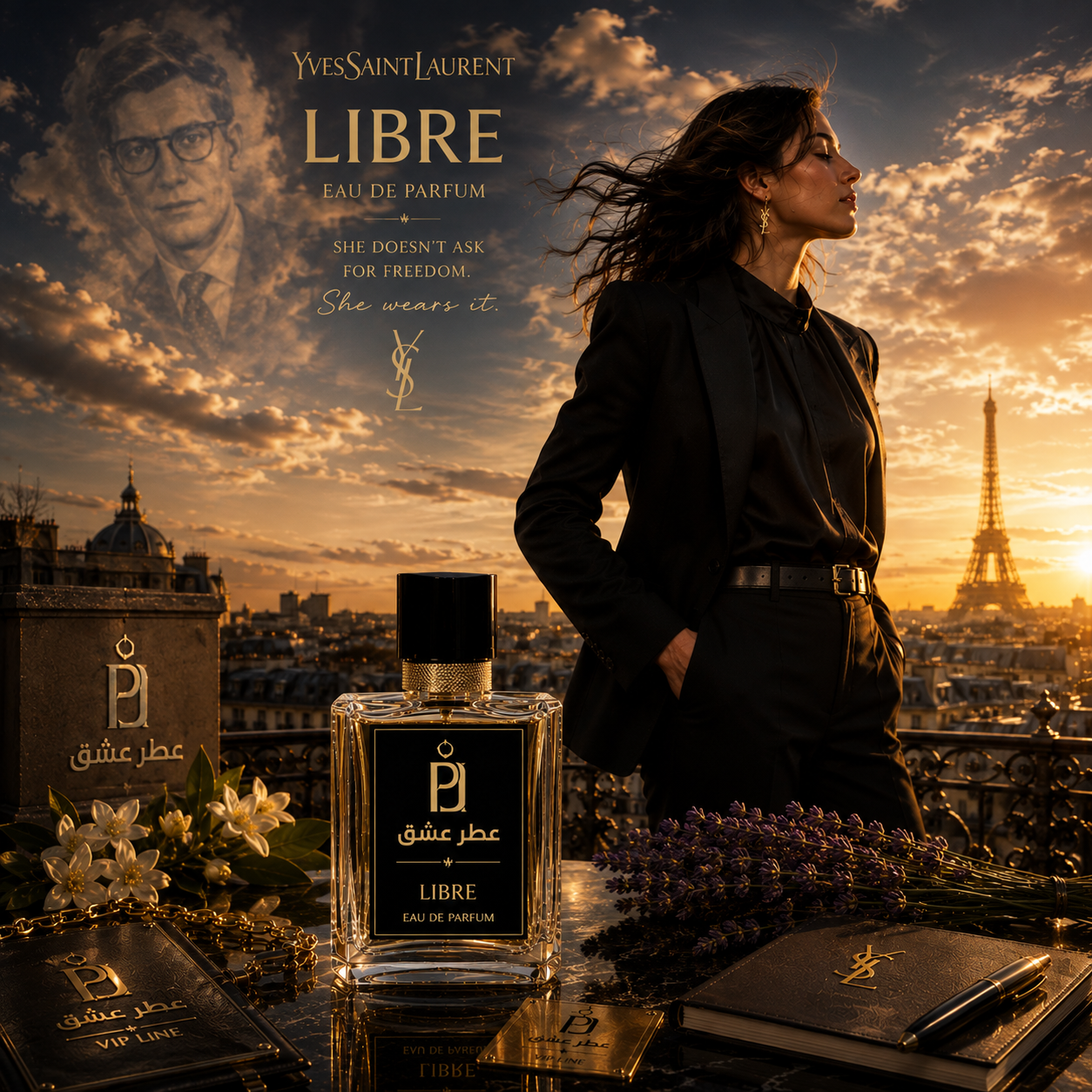 عطر زنانه لیبر ایو سن لوران Yves Saint Laurent Libre   اکستراپرفیوم (بالاترین غلظت)