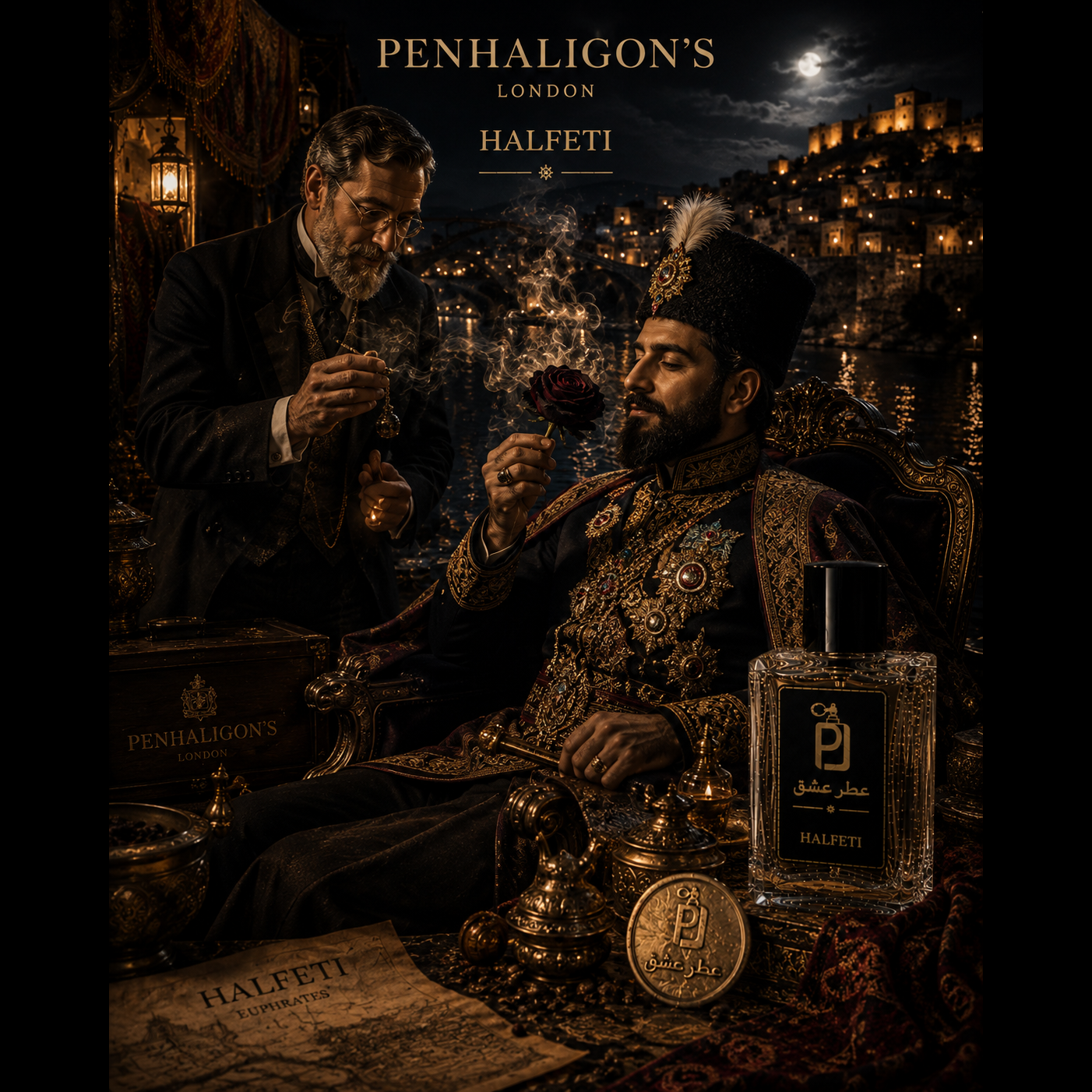 عطر یونی‌سکس هلفتی پنهالیگونز Penhaligon’s Halfeti اکستراپرفیوم (بالاترین غلظت)
