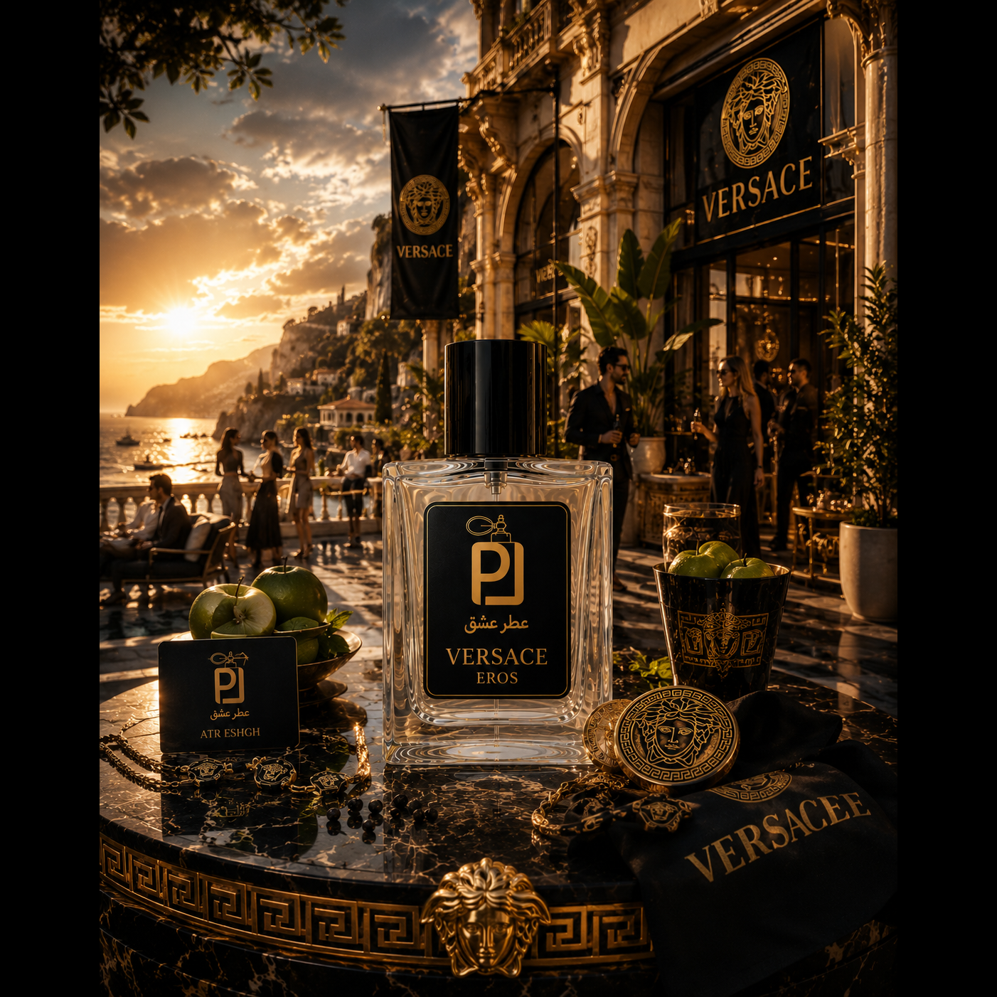 عطر مردانه ورساچه اروس Versace Eros اکستراپرفیوم (بالاترین غلظت)
