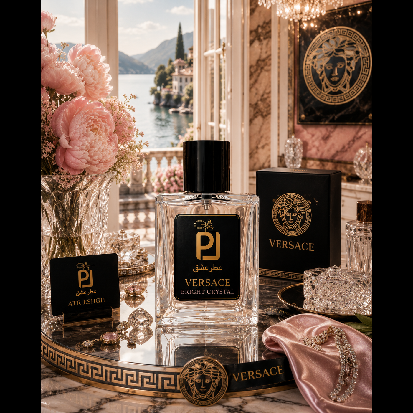 عطر زنانه ورساچه برایت کریستال Versace Bright Crystal اکستراپرفیوم (بالاترین غلظت)