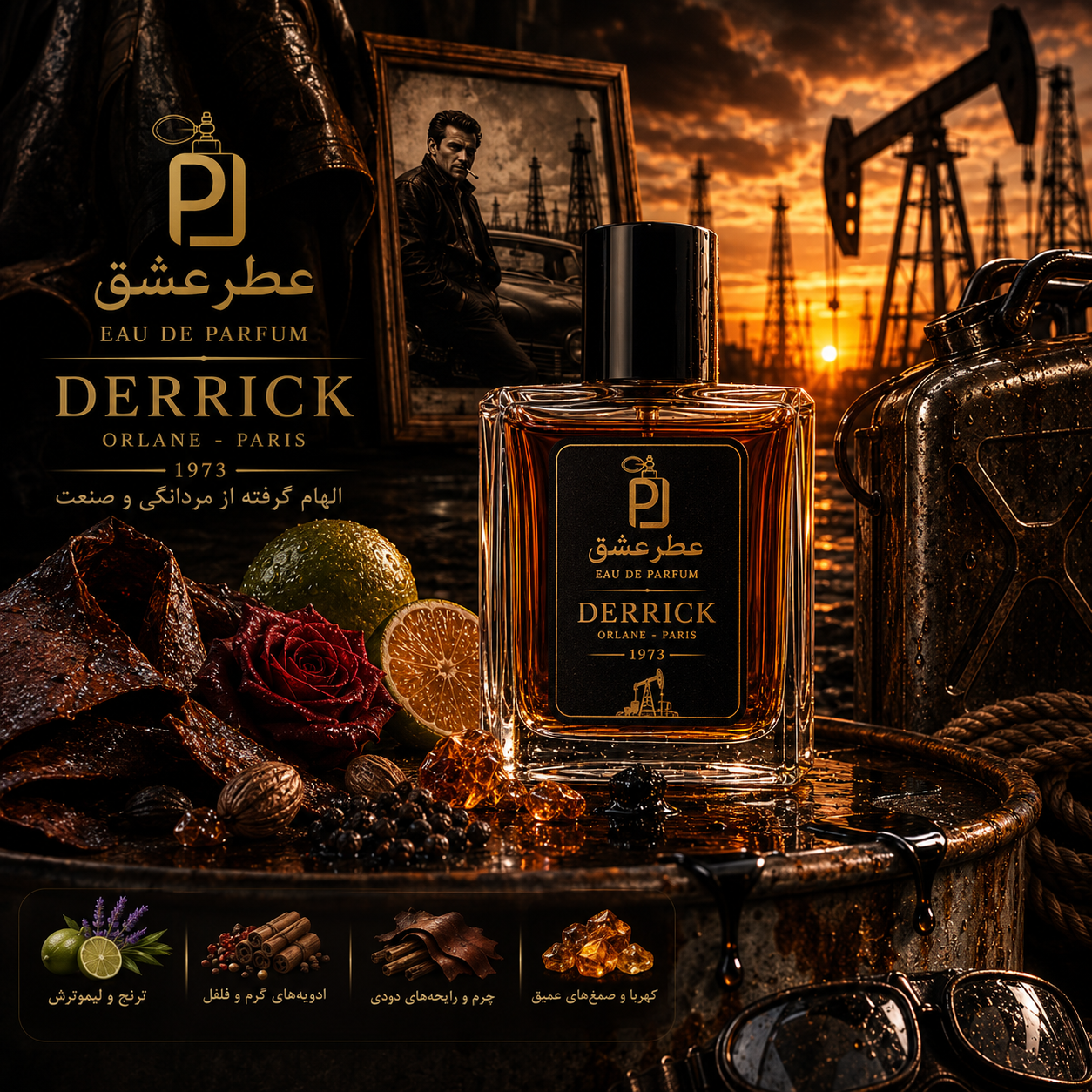 عطر مردانه درک اورلان | Orlane Derrick اکسترا پرفیوم ( بالاترین غلظت )