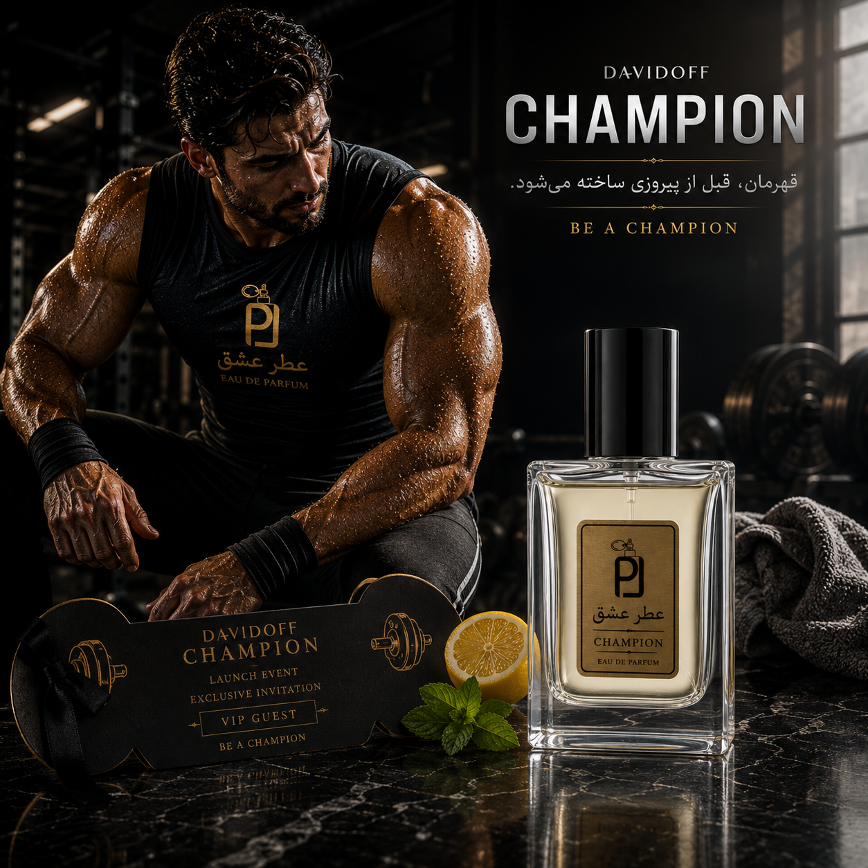عطر مردانه چمپیون دیویدوف | Davidoff Champion اکستراپرفیوم(بالاترین غلظت)