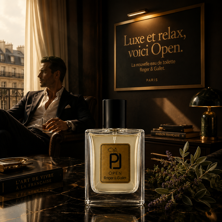 عطر مردانه اوپن روژه و گاله | Roger & Gallet Open اکستراپرفیوم (بالاترین غلظت)