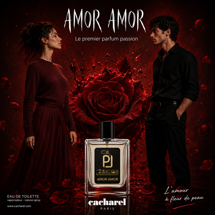 عطر زنانه آمور آمور کَشارل | Cacharel Amor Amor اکستراپرفیوم(بالاترین غلظت)