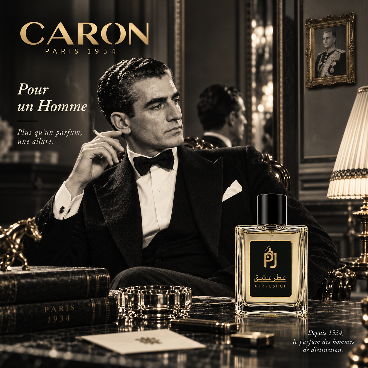 عطر مردانه کارون پور اون هوم | Caron Pour Un Homme اکستراپرفیوم(بالاترین غلظت)